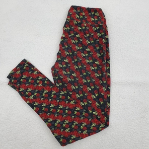 Lularoe Leggings OS‎ One Size Pants Yoga Floral Ros